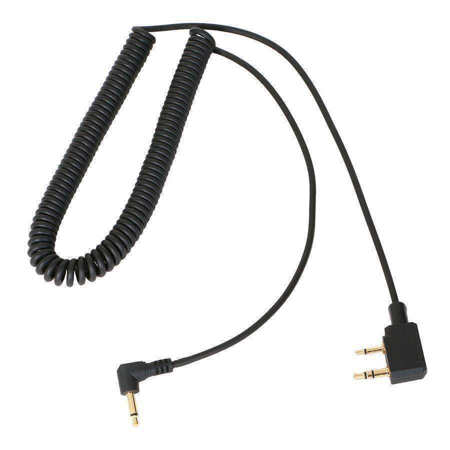 Rugged Air Headsets cordon spiralé écoute seule 3,5 mm