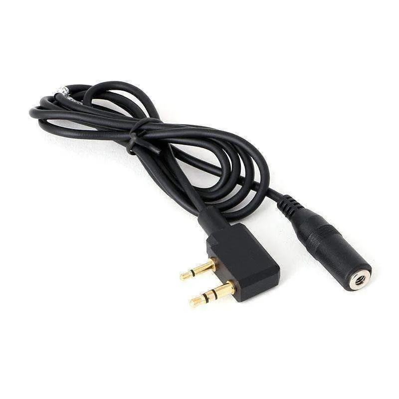 Rugged câble adaptateur oreillette écoute seule 3.5mm 3 ft