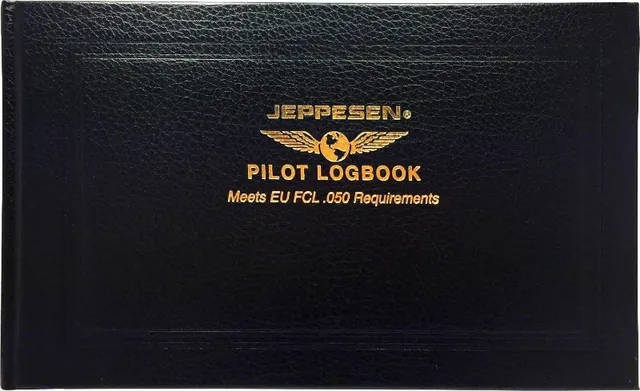 Jeppesen Pilot Logbook EU FCL.050 carnet de vol pro