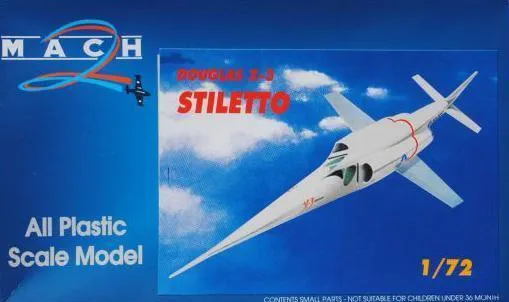 Douglas X-3 Stiletto maquette plastique 1/72 à construire