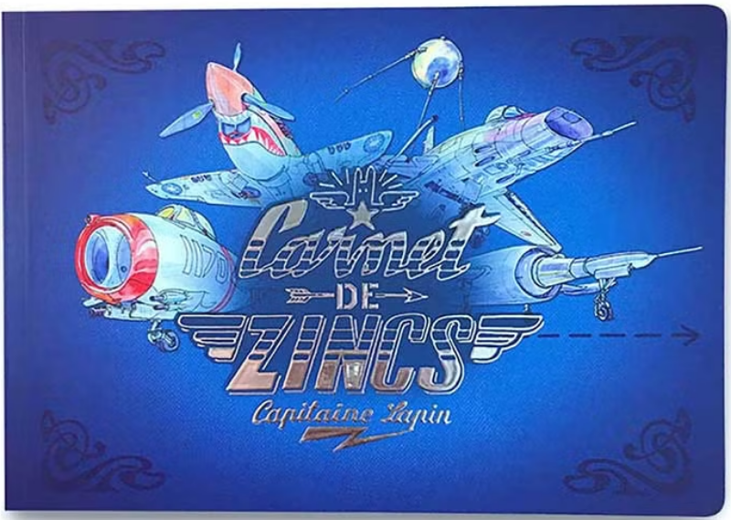 La Boutique du Pilote Lapin carnet de zincs livre avion 64 pages