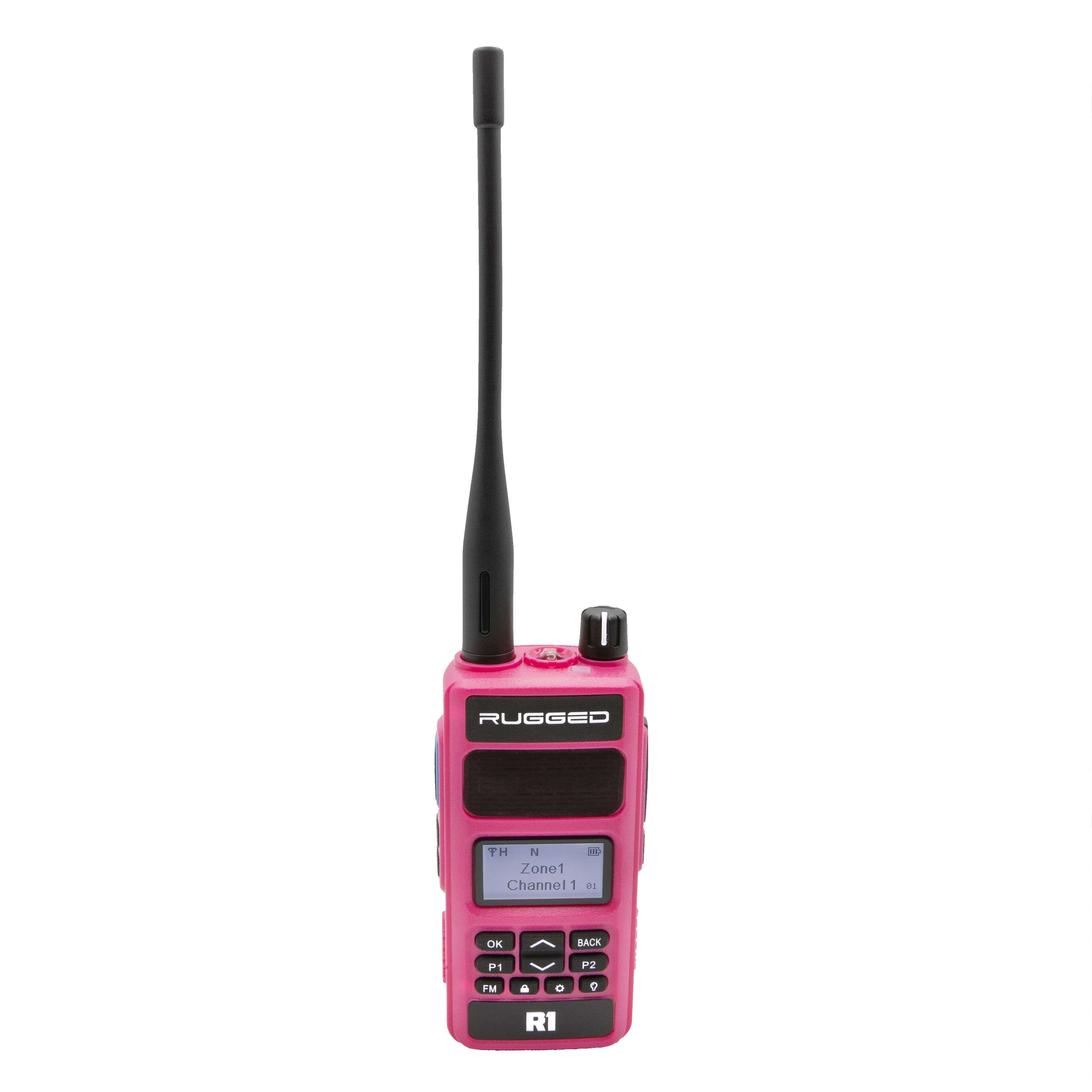 Rugged Air R1 radio portable rose 5W DMR analogique