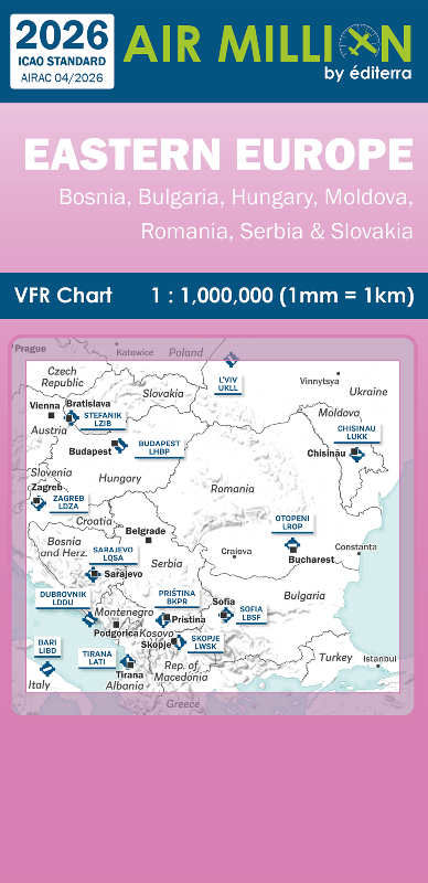 Editerra Air Million carte aviation Europe de l'Est 2026