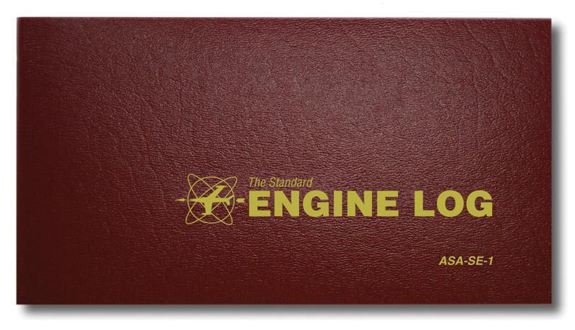 Engine Log carnet moteur avion enregistrement anglais