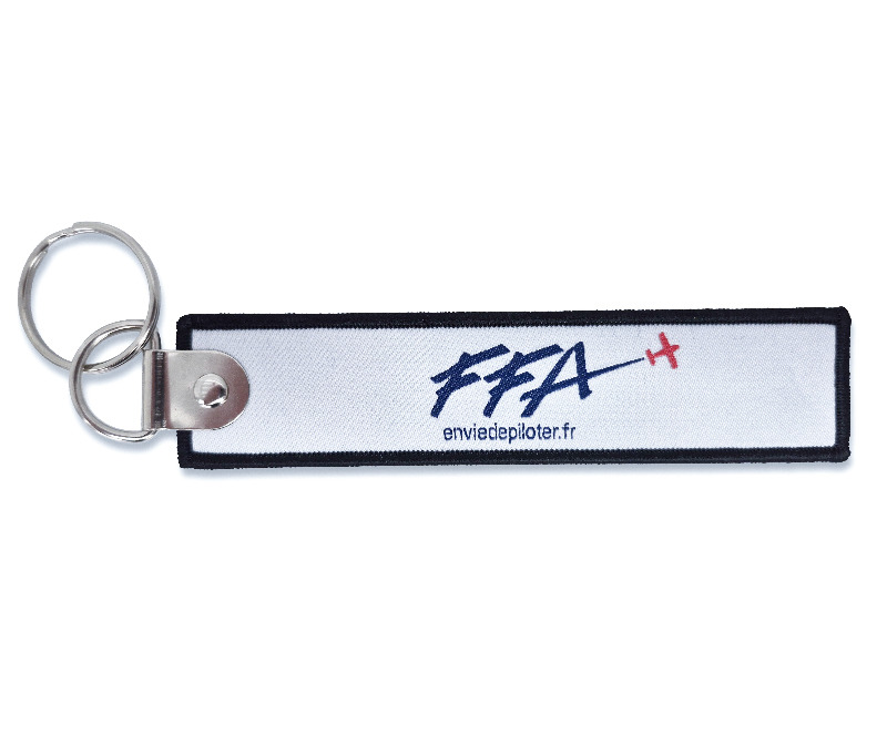 La Boutique du Pilote FFA porte-clés flamme Piste 13x3cm