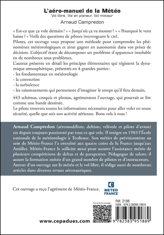 Aéro-manuel de la météo 2e édition livre pilote