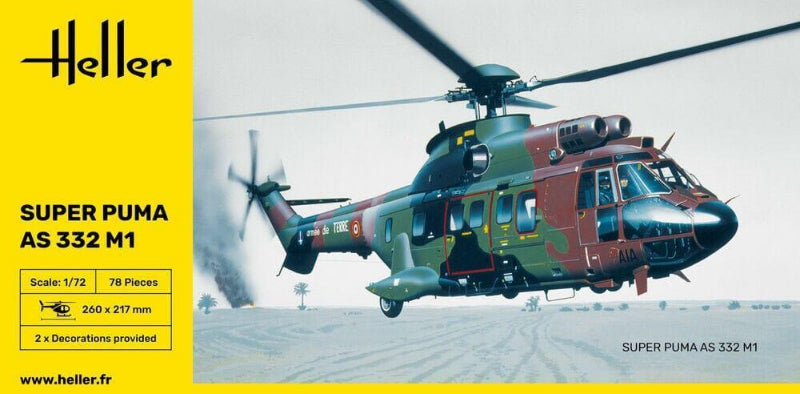 Heller Super Puma AS 332 M1 maquette 1/72 réf 80367