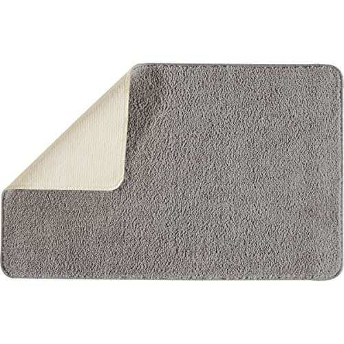 Levasseur Polynesie tapis de bain gris 50x80 antidarapant