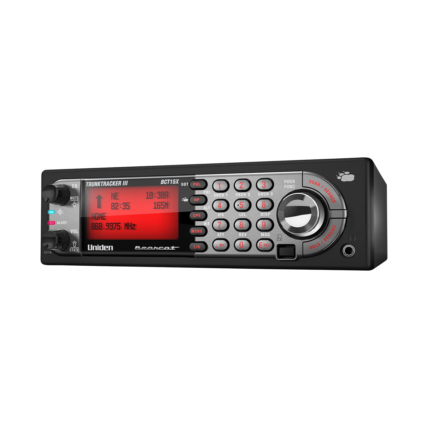 Uniden BCT15X scanner radio base mémoire dynamique