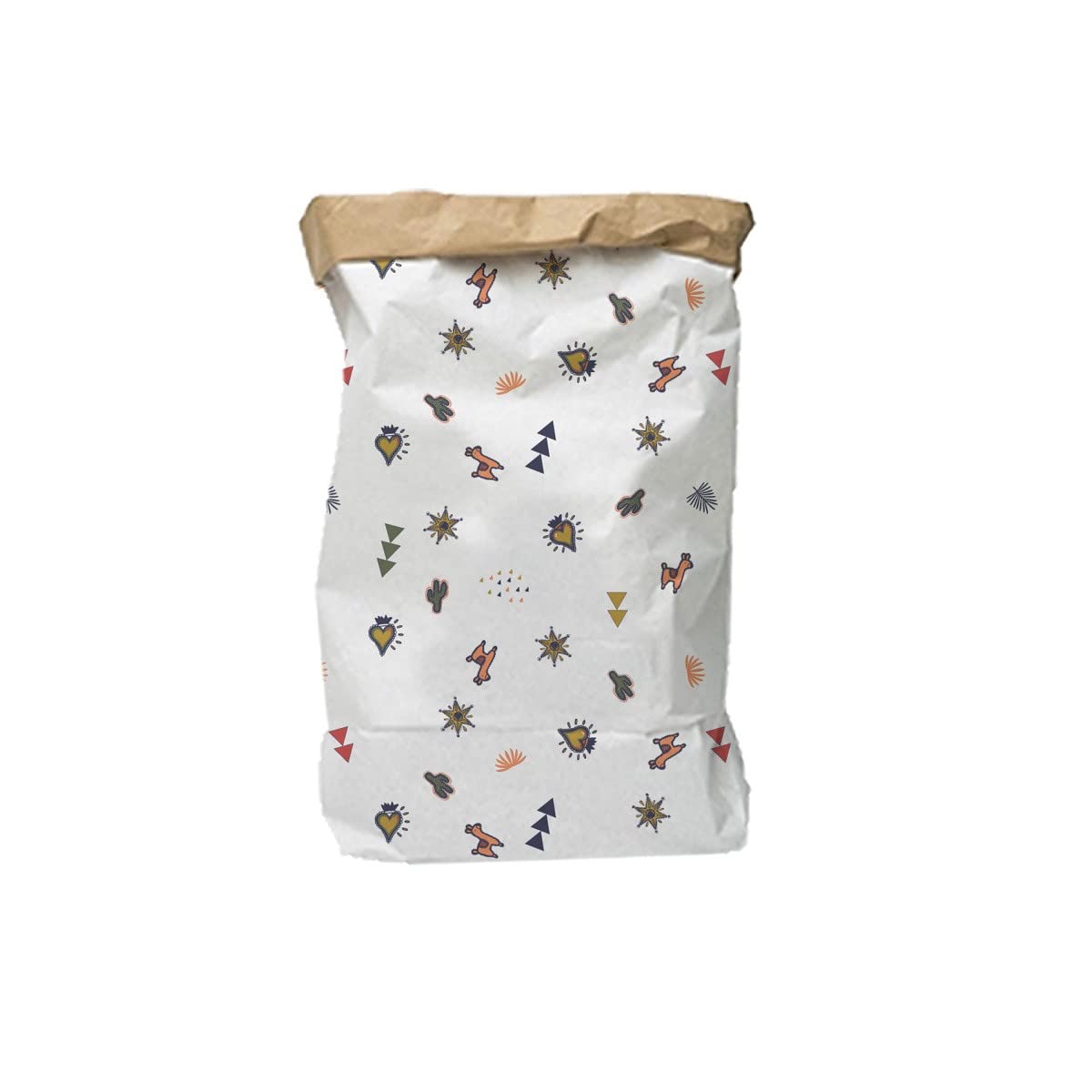 Future Home Lalama Lot 3 Sacs Rangement Kraft Blanc Kaki Rose