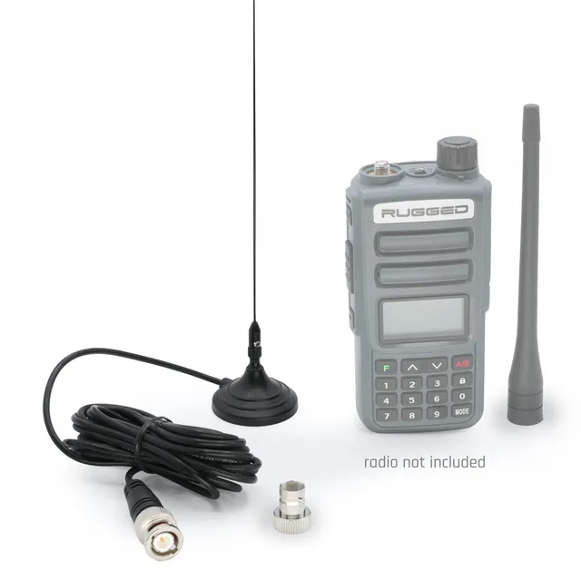Rugged Air antenne magnétique GMRS GMR2 GMR5 BNC 17,5 pouces