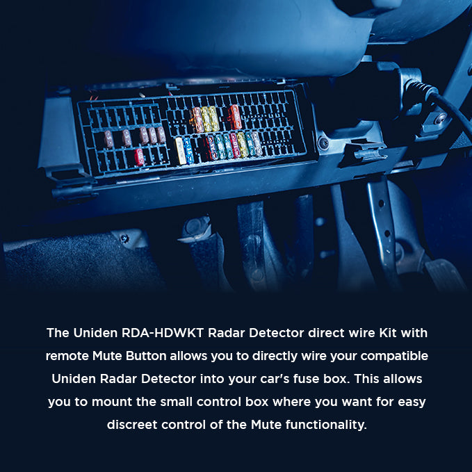 Uniden RDA-HDWKT kit câblage direct détecteur radar avec mute