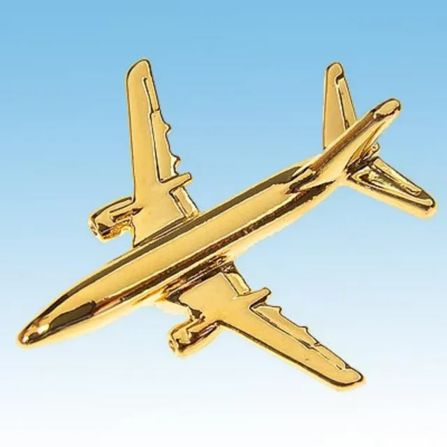 La Boutique du Pilote Boeing 737-500 pin's 3D or fin 24 carats