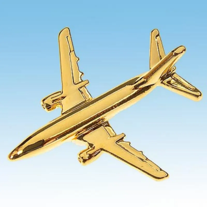 La Boutique du Pilote Boeing 737-500 pin's 3D or fin 24 carats