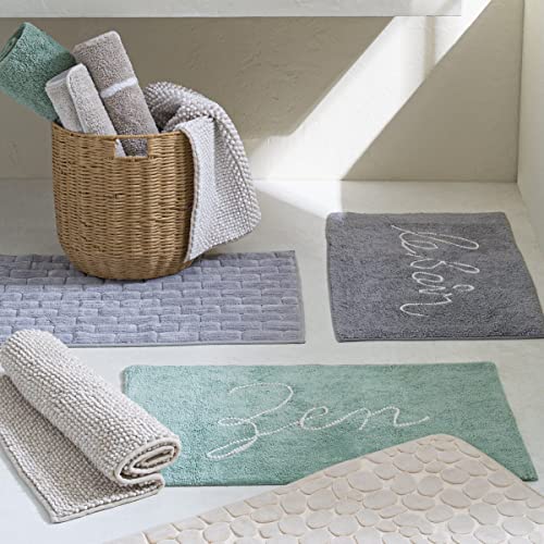 LEVASSEUR Zen Tapis de Bain Coton Vert 50x80cm
