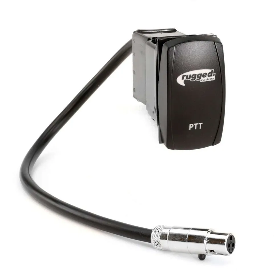 Rugged Air bouton PTT rocker étanche rétroéclairé 12"