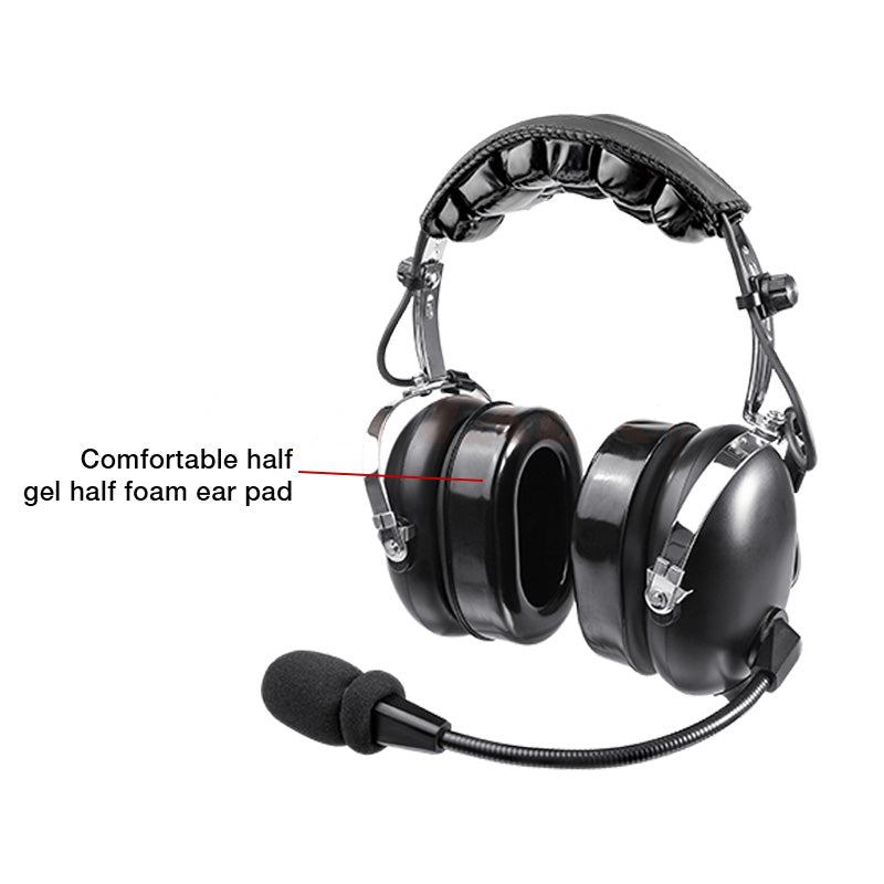 R Spider Wireless Aviation Headset casque pilote PNR 24dB