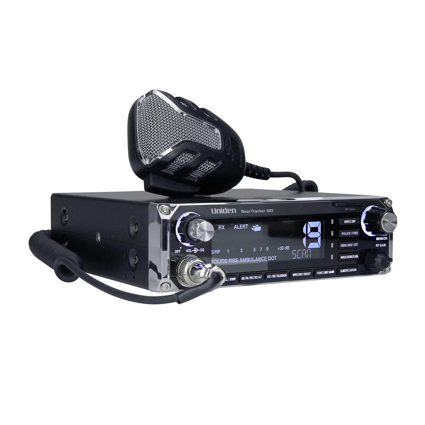 Uniden BearTracker 885 radio CB scanner