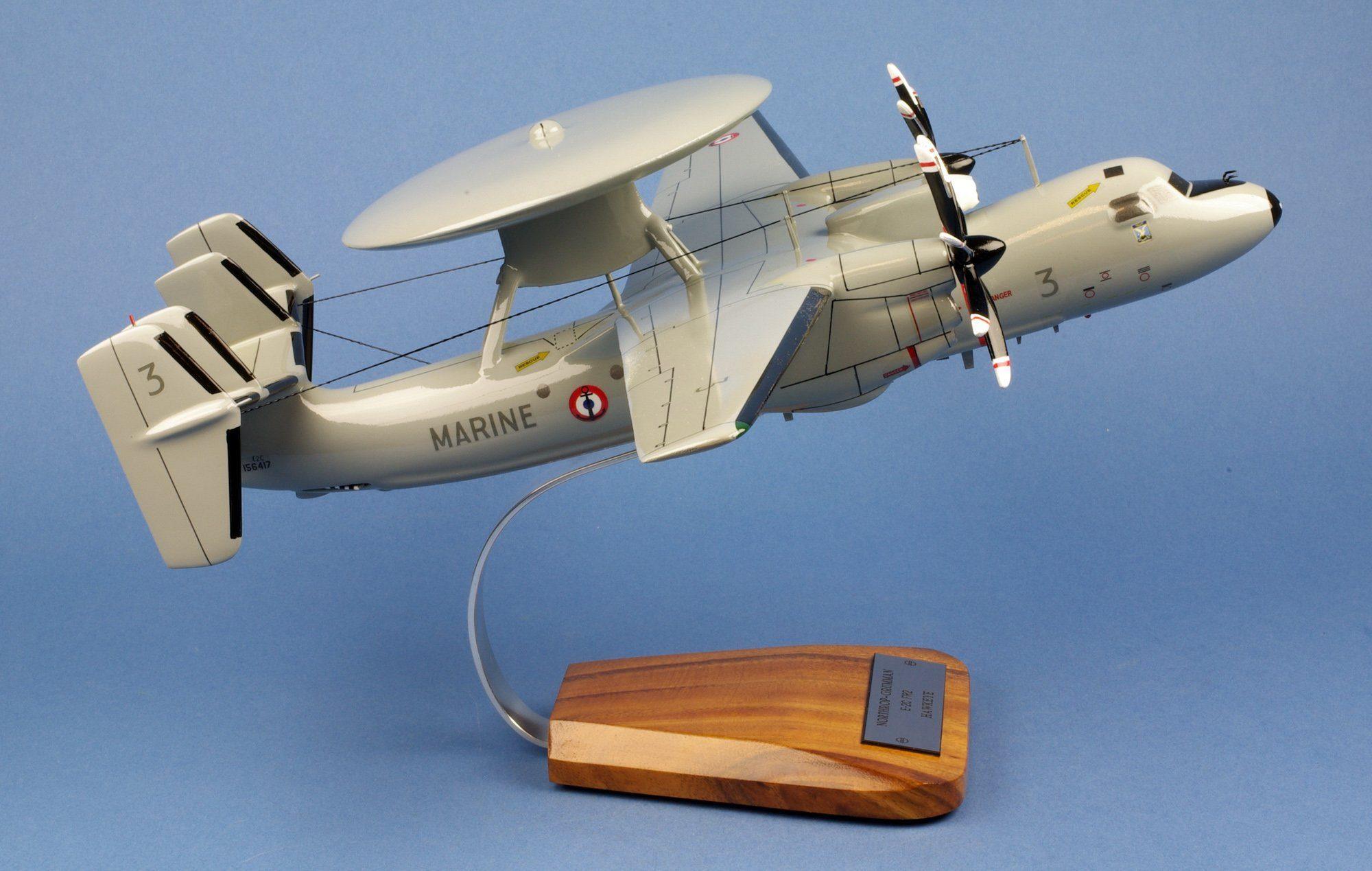 La Boutique du Pilote Grumman E2C Hawkeye Flottille 4F maquette bois