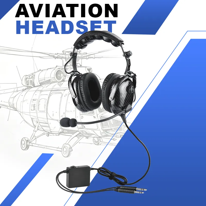R Spider Wireless Aviation Headset casque ANR carbone GA
