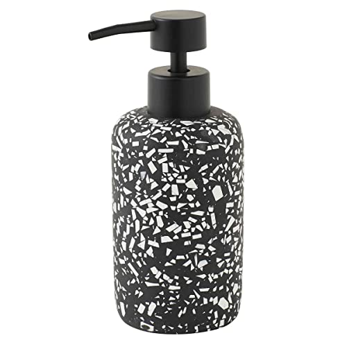 LEVASSEUR Terrazzo distributeur savon noir polyrésine