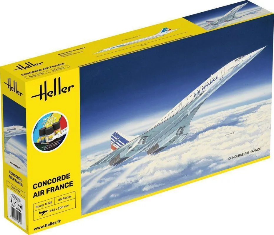 Heller Concorde Air France Kit Maquette 1/125 à Construire