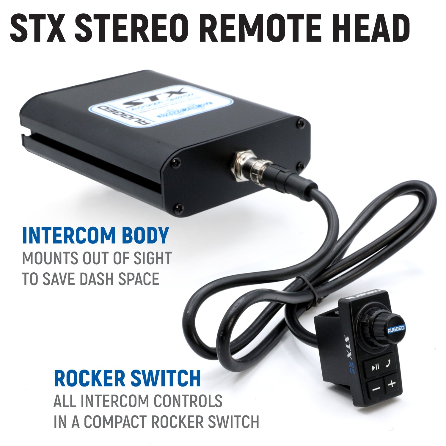 Rugged Air Intercoms Honda Pioneer kit STX G1 GMRS