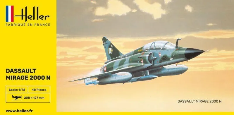 Heller Mirage 2000 N maquette 1/72 avion de chasse