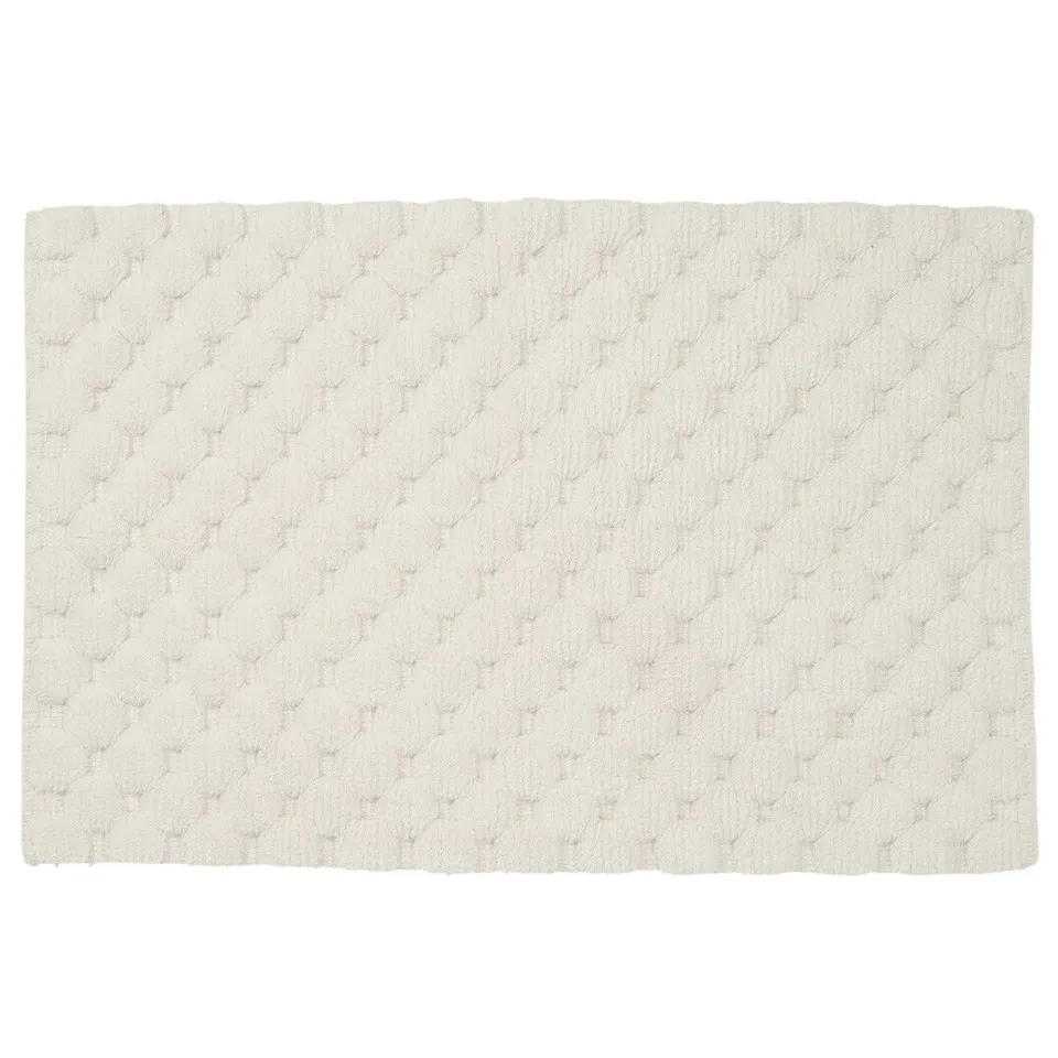 Levasseur Salle de bain Tapis Boudoir 50x80cm ivoire coton