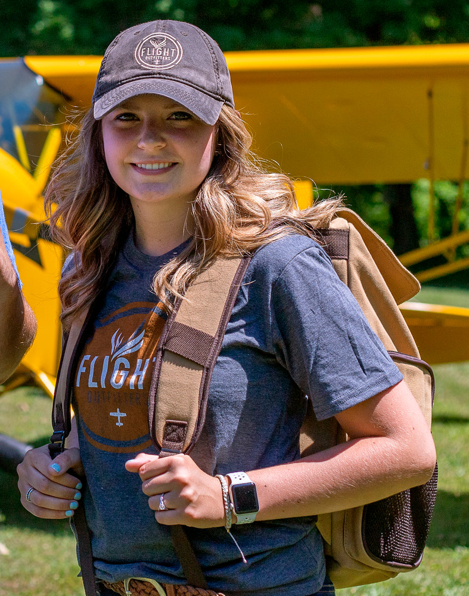 Flight Outfitters Apparel Bush Pilot casquette toile huilée usée