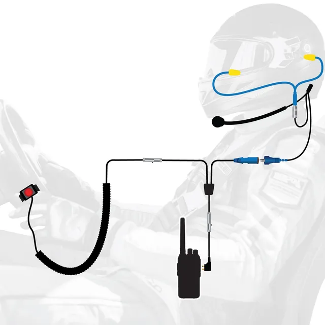 Rugged Air RDH16 Kit Communication Driver Only Écouteurs UHF