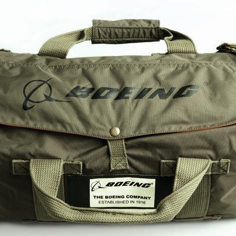 La Boutique du Pilote sac de vol Boeing kaki nylon 44 cm