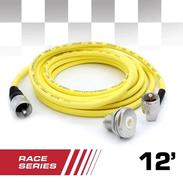 Rugged Air Cable Parts kit câble coaxial antenne 12' Race PL-259
