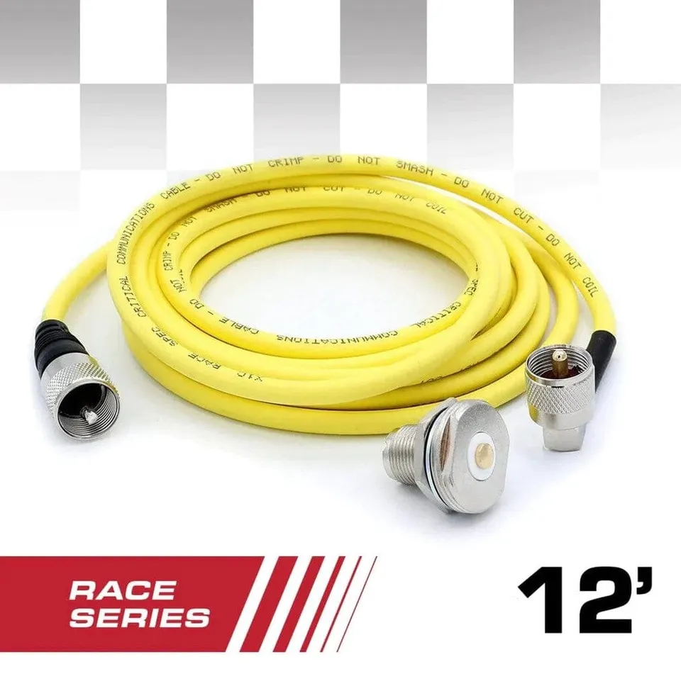 Rugged Air Cable Parts kit câble coaxial antenne 12' Race PL-259
