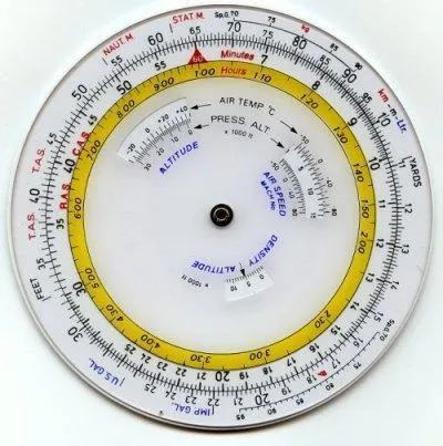 Airtour CRP-6 computer mécanique navigation 115 mm