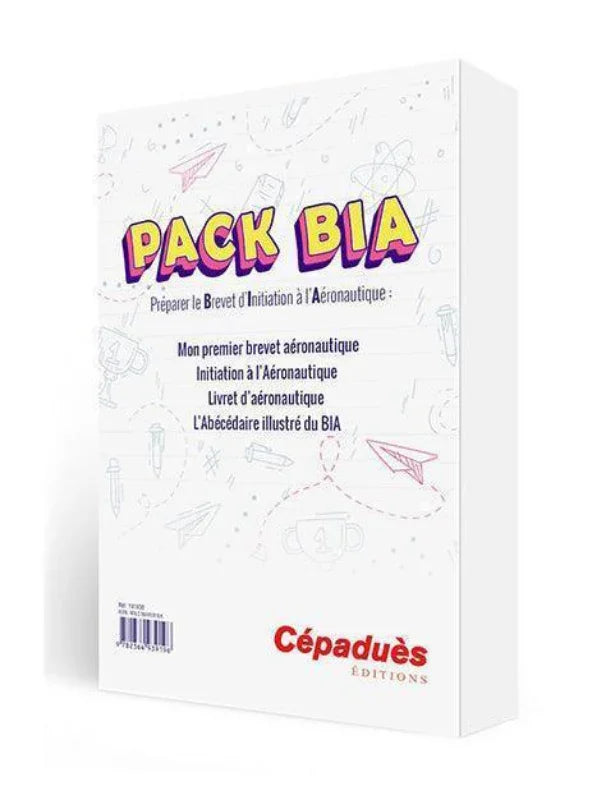 Pack BIA coffret 4 livres brevet initiation aéronautique Cepaduès