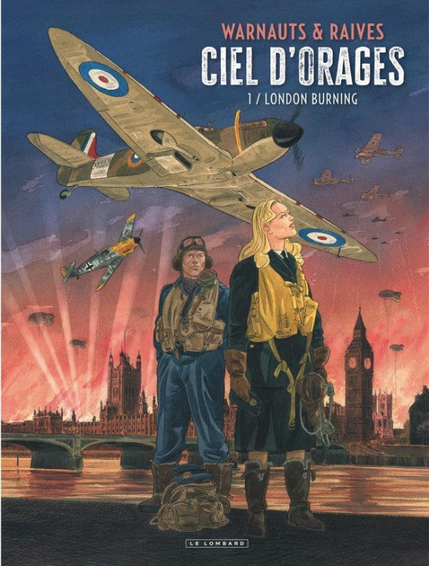 La Boutique du Pilote Ciel d'Orages Tome 1 BD aviation London Burning