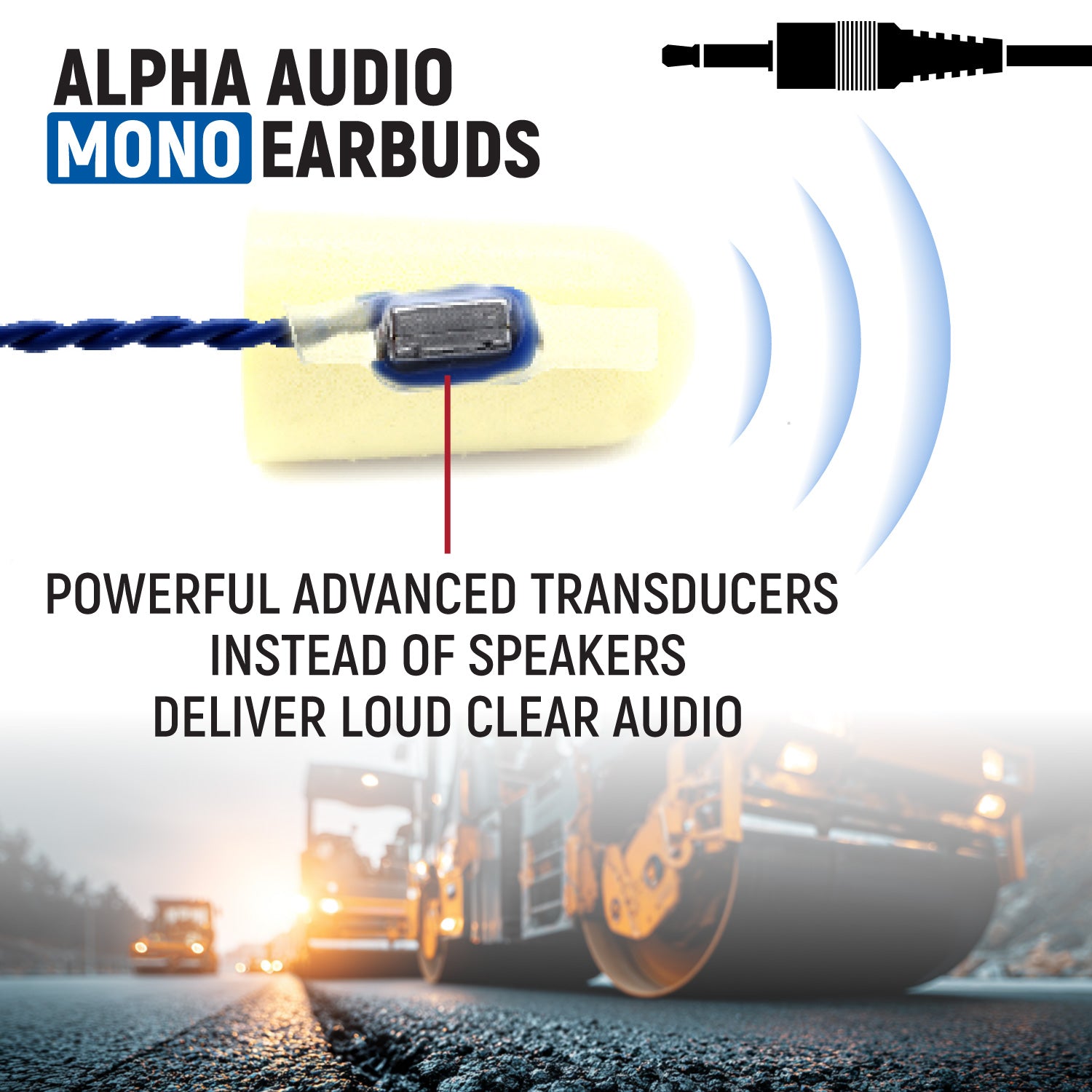 Rugged Air Earbuds micro main étanche + oreillette mono AlphaBud