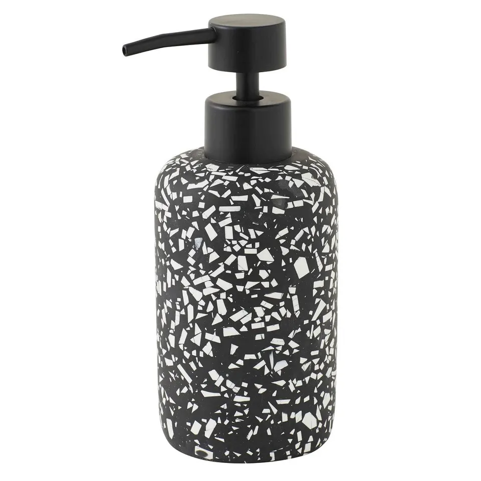 LEVASSEUR Terrazzo distributeur savon noir polyrésine