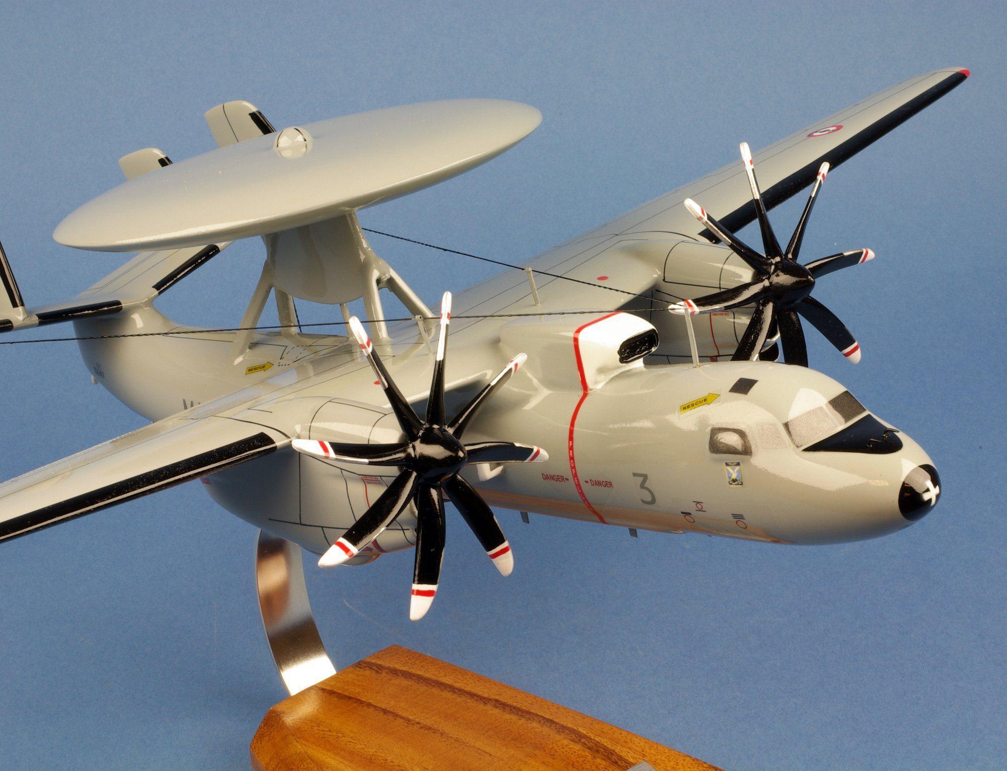 La Boutique du Pilote Grumman E2C Hawkeye Flottille 4F maquette bois