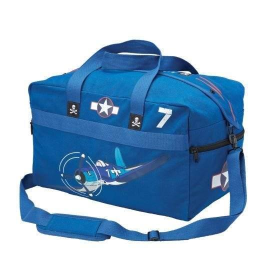 La Boutique du Pilote Sac Corsair sac voyage coton bleu