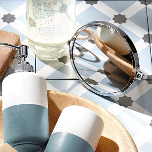 LEVASSEUR Miroir Grossissant Inox à Poser Salle de Bain