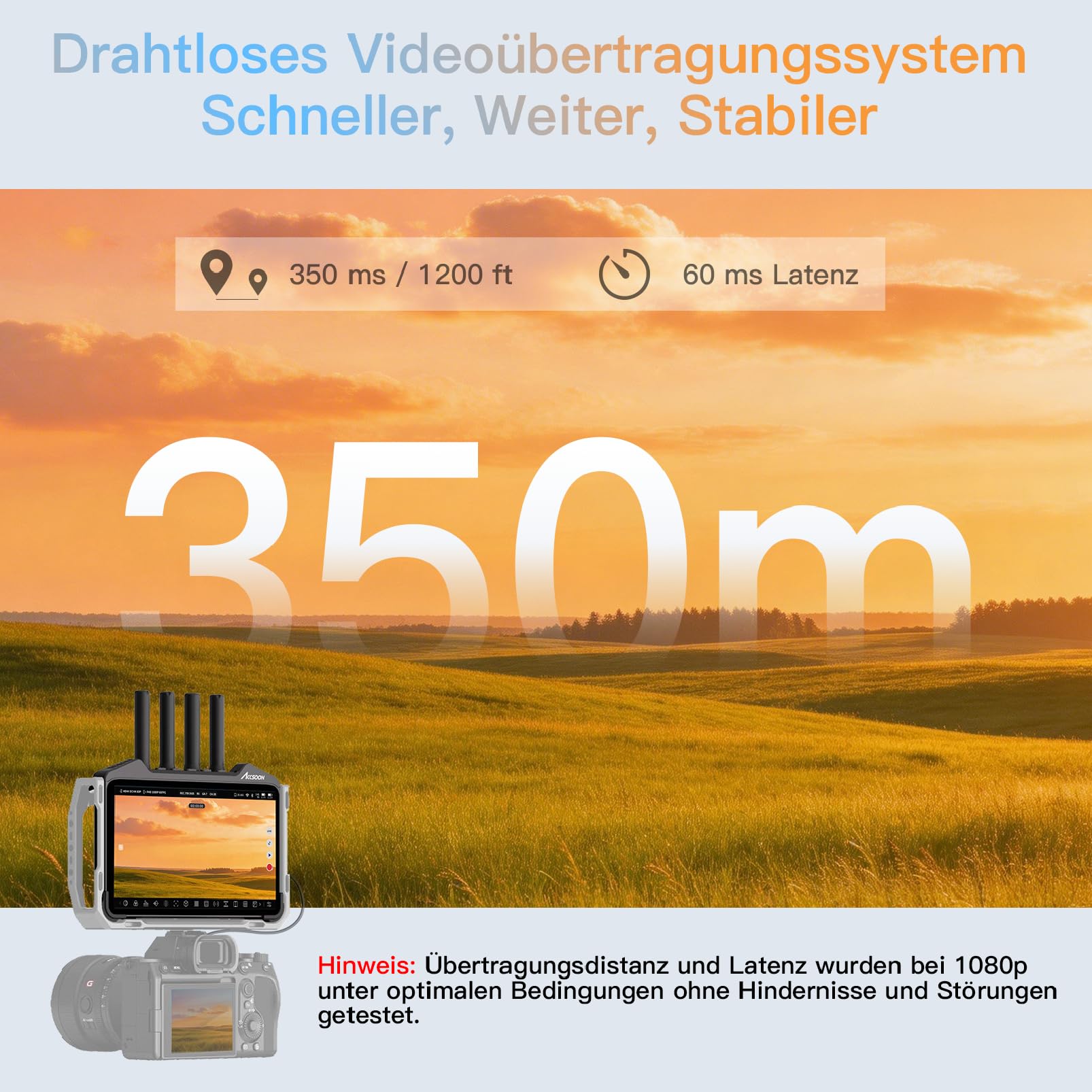 Accsoon CineView M7H Pro moniteur 7" 4K60 1000 nits
