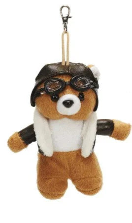 La Boutique du Pilote Ourson / Souris Pilote porte-clés peluche