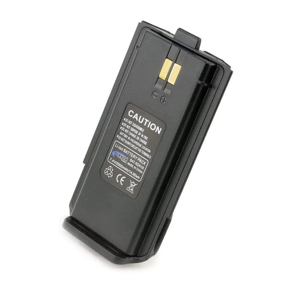 Rugged Air Cable Parts batterie RDH-16 radio portable 2000 mAh