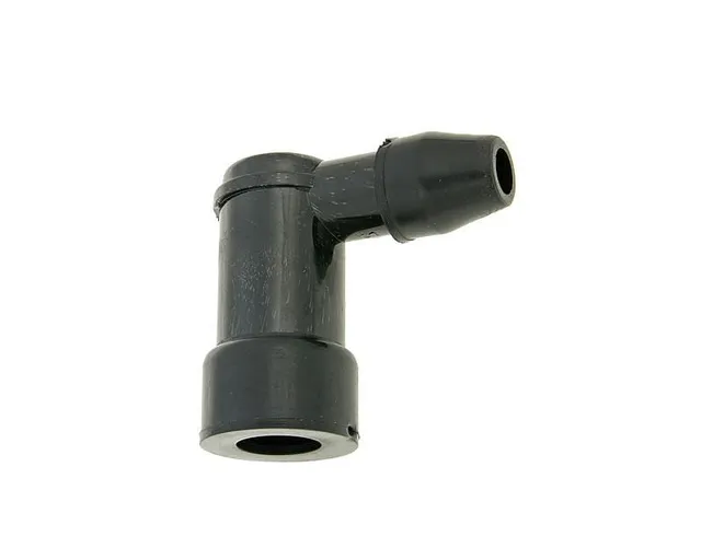 Radne Antiparasite 90° court noir universel bougie