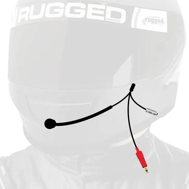 Rugged Air Helmet Wiring Kits 3C NASCAR kit casque cordon droit