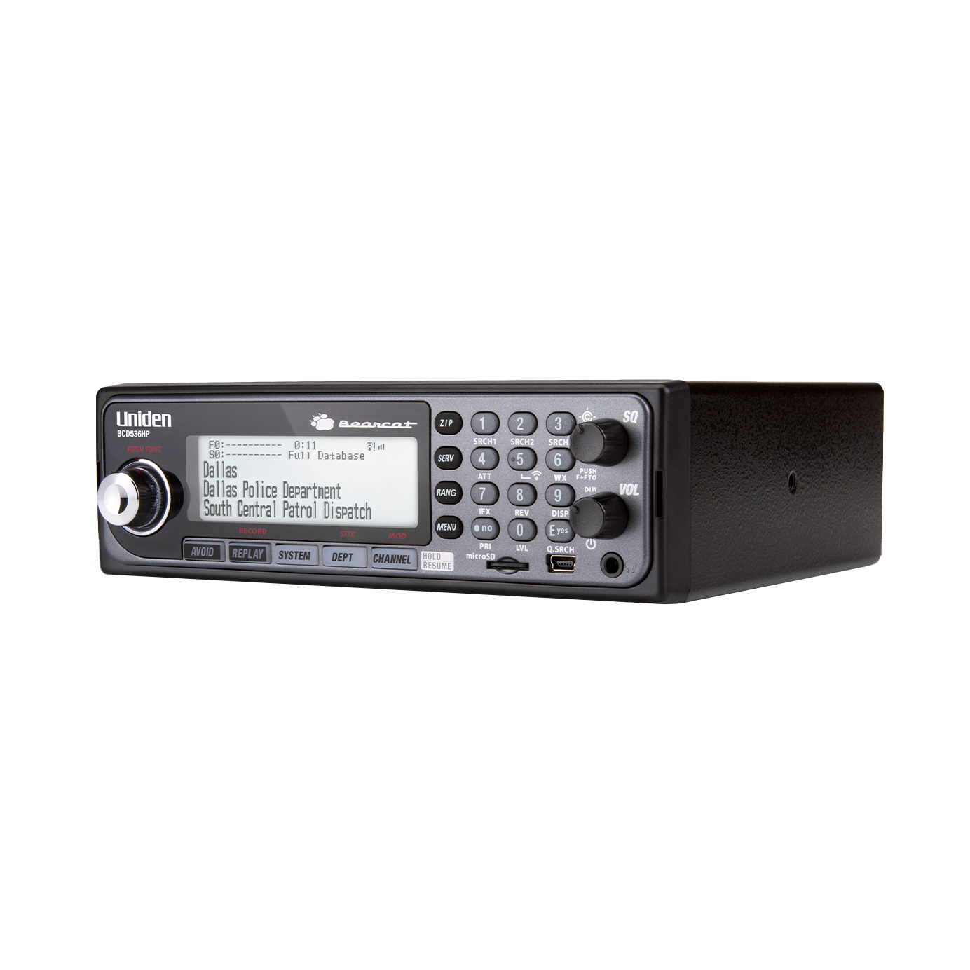 Uniden BCD536HP scanner radio base numérique