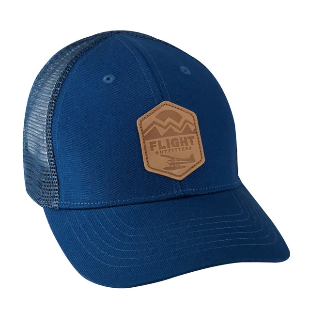 Flight Outfitters Wild Blue Yonder casquette trucker cuir