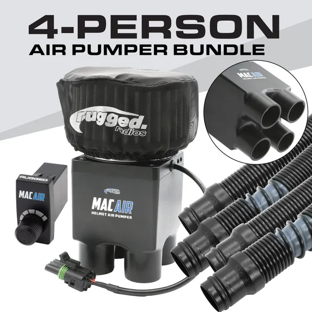 Rugged Air MAC Air pompe casque 4 personnes avec variateur